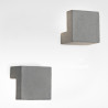 Applique murale outdoor double HANS en argile - Toscot