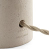Lampe de table MAIA en grès beige- Serax