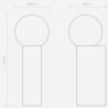 Applique salle de bain ORTONA SINGLE IP44 - Astro Lighting