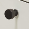 Patère ANGLE HOOK en acier peint Noir Mat - Form & Refine