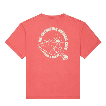 T-shirt Confort ALL INCLUSIVE Red Délavé - Jonsen Island