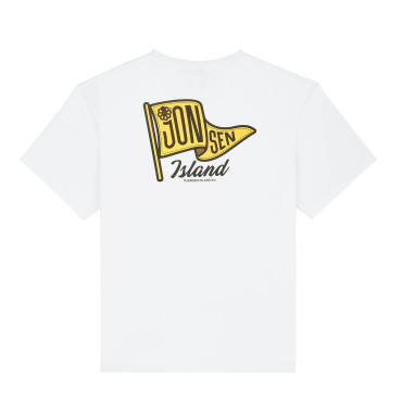 T-shirt Confort FLAG COLOR White - Jonsen Island
