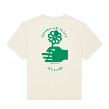 T-shirt Confort FLOWER LOVE Coconut - Jonsen Island
