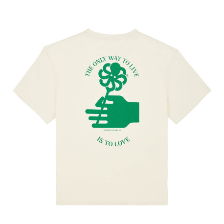 T-shirt Confort FLOWER LOVE Coconut - Jonsen Island
