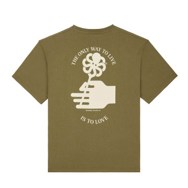 T-shirt Confort FLOWER LOVE Ivy Green - Jonsen Island