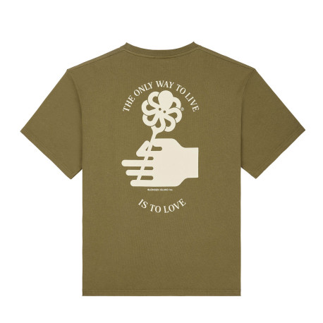 T-shirt Confort FLOWER LOVE Ivy Green - Jonsen Island