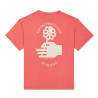 T-shirt Confort FLOWER LOVE Red Délavé - Jonsen Island