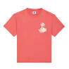 T-shirt Confort FLOWER LOVE Red Délavé - Jonsen Island
