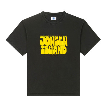 T-shirt Confort VANLIFE Black Délavé - Jonsen Island