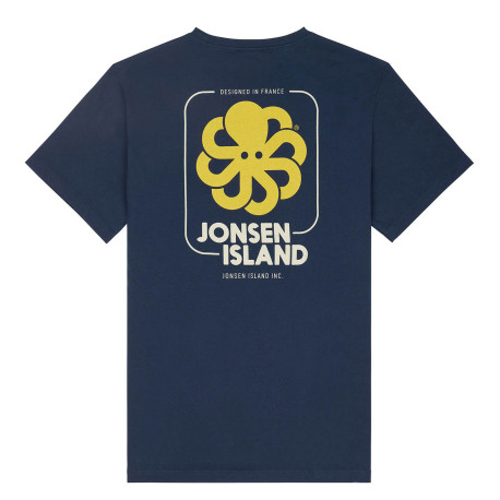 T-shirt Classic BIG LABEL Navy - Jonsen Island