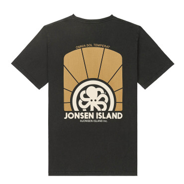 T-shirt Classic OMNIA SOL Black Délavé - Jonsen Island