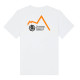 T-shirt Classic ORANGE SKISHOP White - Jonsen Island