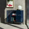 Meuble 2 portes PERFORATED Cabinet sur pieds - Muller Van Severen - Hay