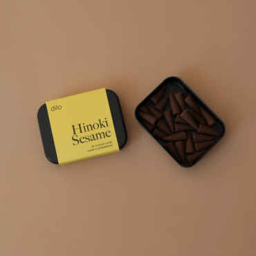 Cônes d'encens parfumés hinoki sesame - Dilo