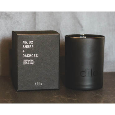Bougie parfumée N°2 amber and oakmoss collection shades - Dilo