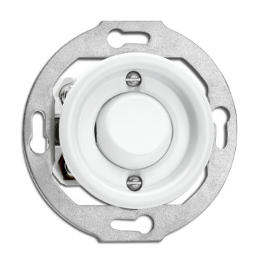Interrupteur Toggle switch en porcelaine rond vendu sans cache en (encastrable) - THPG