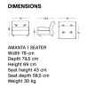 Fauteuil modulable AMANTA 1 place - Hay