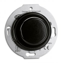 Variateur en bakelite Dimmer LED 7-110 vendu sans son cache  (encastrable) Ref. 100274 - THPG