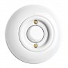 Bouton poussoir sans symbole en porcelaine (encastrable) - THPG