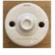 Couvercle aveugle Garby en porcelaine blanche - FONTINI