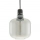 Suspension AMP Small / Ø 14 x H 17 cm - Verre Smoke & marbre noir - Normann Copenhagen