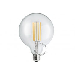 Ampoule Globe filaments LED XL 125mm - Claire - E27 5W 2200K