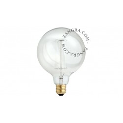 Ampoule globe 125 mm à filament Edison 40W - Zangra