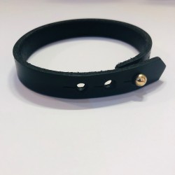 Bracelet Cuir Noir - Le Sellier