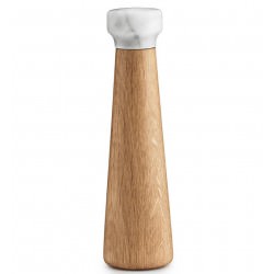 Salière Craft Large chêne / marbre blanc - Normann Copenhagen