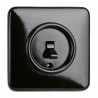 Interrupteur Toggle en bakelite carré vendu sans son cache (encastrable) - THPG