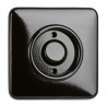 Bouton poussoir sans symbole en bakelite rond vendu sans son cache (encastrable) - THPG