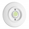 Bouton poussoir sans symbole en duroplast phosphorescent vendu sans son cache (encastrable) - THPG