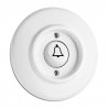 Bouton poussoir symbole sonnette en duroplast sans cache (encastrable) - THPG