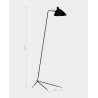 Lampadaire Droit LD 1953 - Serge Mouille