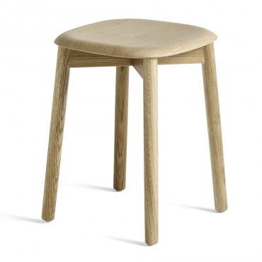 Tabouret bas soft edge 72 chêne laqué mat -HAY