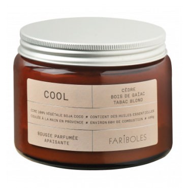 Bougie parfumée COOL 400g - Fariboles