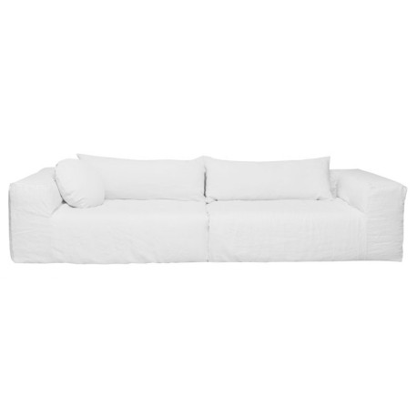 Canapé Slow FAMILY 300cm en lin - Bed and Philosophy