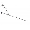 Suspension Aaro LED / L 162 cm - Bras mobile - DCW éditions