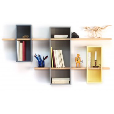 Etagère Max XL / Double - 3 caissons + 2 étageres - Compagnie