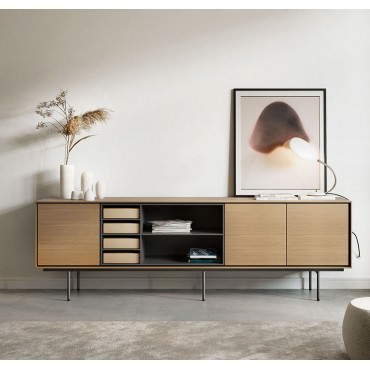 ENFILADE BUFFET MEUBLE TV AURA 244cm - TREKU