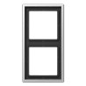 Plaque double aluminium LS990 - AL2982 - JUNG