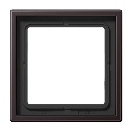 Plaque simple aluminium dark LS 990 / AL2981D - JUNG