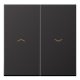 Enjoliveur volet roulant aluminium dark LS 990 / AL 2995 P D  - JUNG