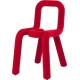 Chaise BOLD rouge - Moustache