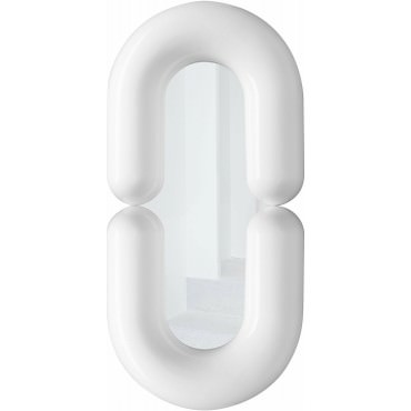 Miroir ZODIAC H.110 cm blanc - Moustache