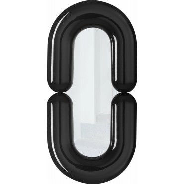 Miroir ZODIAC H.110 cm noir - Moustache