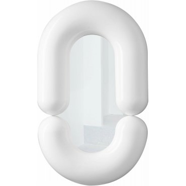 Miroir ZODIAC H.90 cm blanc - Moustache