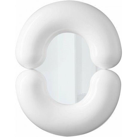 Miroir ZODIAC H.70 cm blanc - Moustache