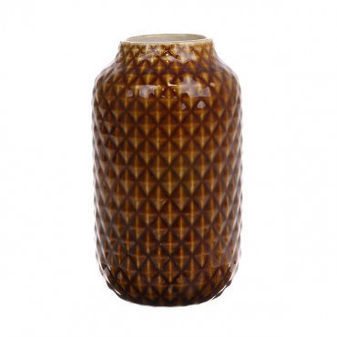 Vase en céramique brown - HK Living