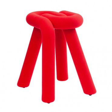 Tabouret BOLD Rouge - Moustache